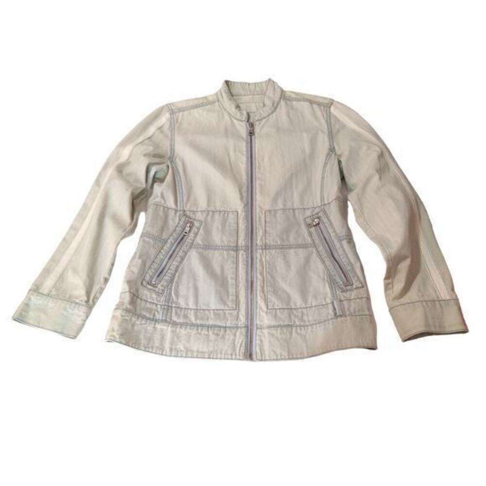 BLUE WILLI'S Retro Light Wash Jean Jacket Women's Estimated Size Medium‎